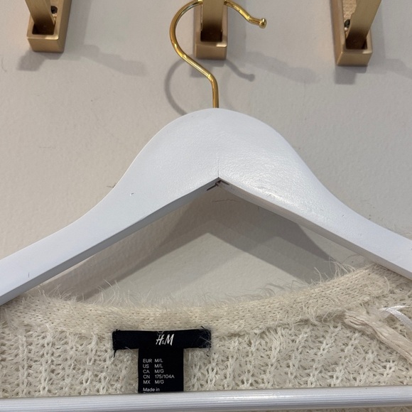 H&M Cream Open-Front Cardigan - Picture 2 of 2